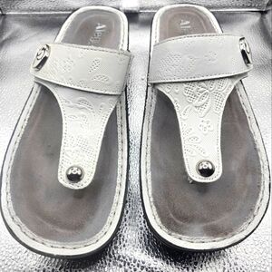 Alegria "Hello Doily white " Sandals size 10- 10.5 woman